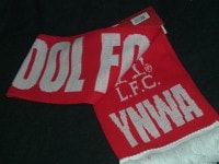 リバプール　チームオフィシャル　ジャガードスカーフ　YNWA　【他商品同梱OK・送料無料商品】|その他オフィシャルプロダクト|完売モデル（次回入荷未定）