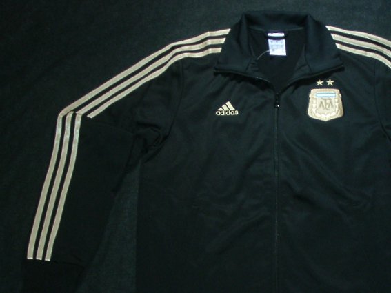 adidas アルゼンチン プレゼンテーション メッシ着用 ジャージ 黒 L adidas アルゼンチン代表 トラックジャケット 黒 adidas