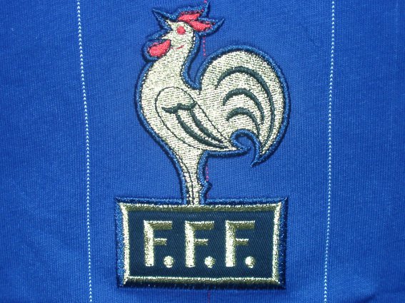 フランス代表 1982 ホーム 半袖 ユニフォーム 復刻モデル/82年W杯