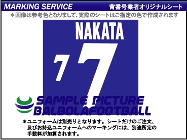 業者製＞日本代表1999タイプシート | その他各国代表のマーキング