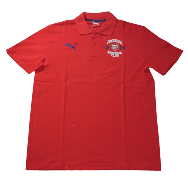 アーセナルFC 古い赤いポロシャツ 小売 アーセナル ファンポロシャツ