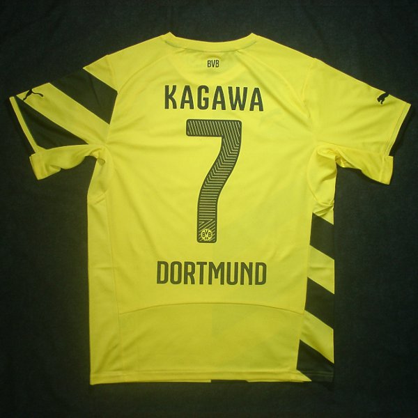 ボルシアドルトムント 14 ホーム 半袖 香川真司7 オフィシャルマーキングユニフォーム Puma 14シーズン 他商品同梱ok 送料無料商品 完売モデル 次回入荷未定 ブンデスリーガ fb バルボラフットボール Official Soccer Goods ユニフォーム マーキング