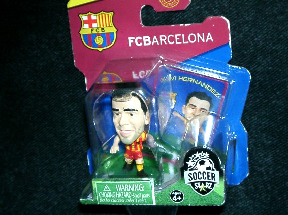 シャビ バルセロナ フィギュア SOCCER STARZ SOCCERSTARZ FCBARCELONA シャビ