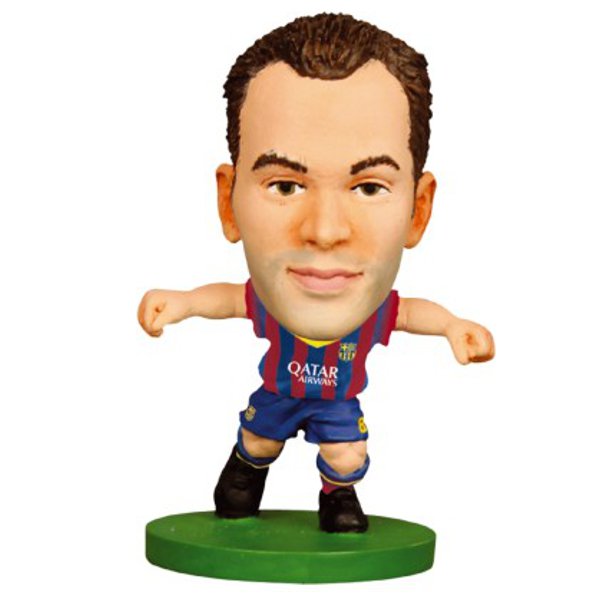 イニエスタ　バルセロナ　フィギュア　SOCCER STARZ イニエスタ バルセロナ 13 ホーム フィギュア SoccerStarz