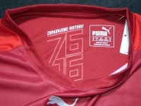チェコ代表　16　ホーム　半袖　ユニフォーム　PUMA　ユーロ2016