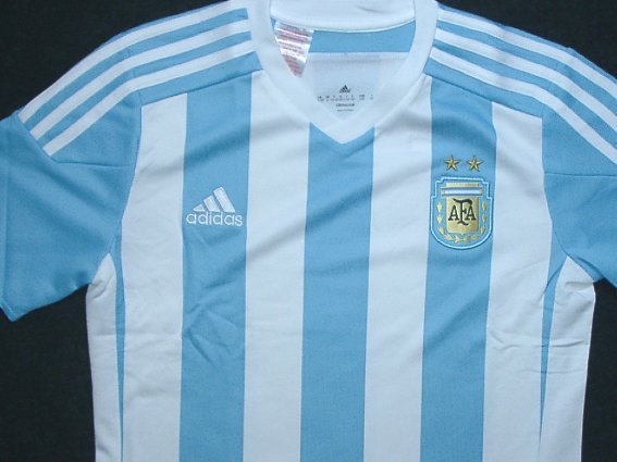 アルゼンチン代表 15 ホーム 半袖 ジュニアユニフォーム ADIDAS コパ