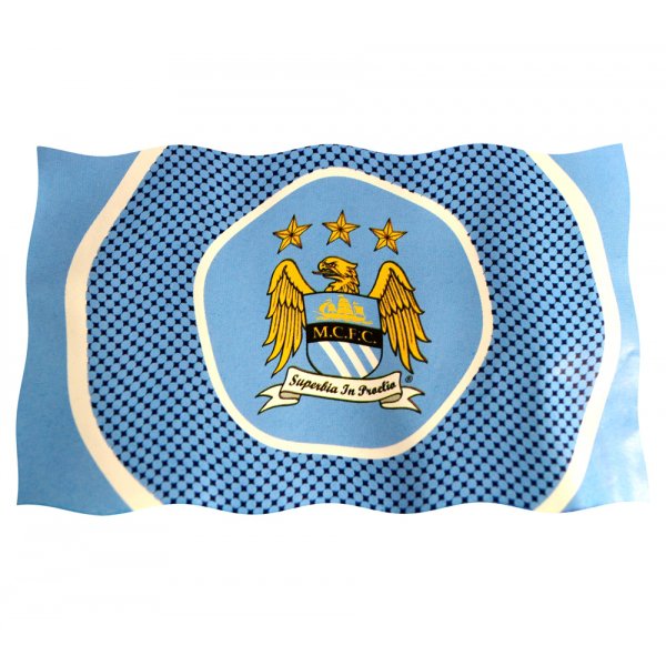 マンチェスターシティ チームオフィシャル ラージサイズフラッグ 150cm  