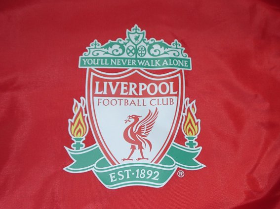 リバプールFC レッドジャージ エンブレムロゴワッペン Lサイズ
