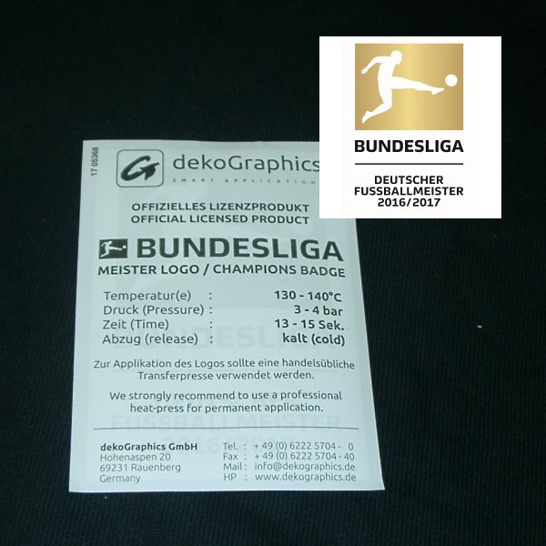 オフィシャルパッチ＞ブンデスリーガ16/17チャンピオンパッチ
