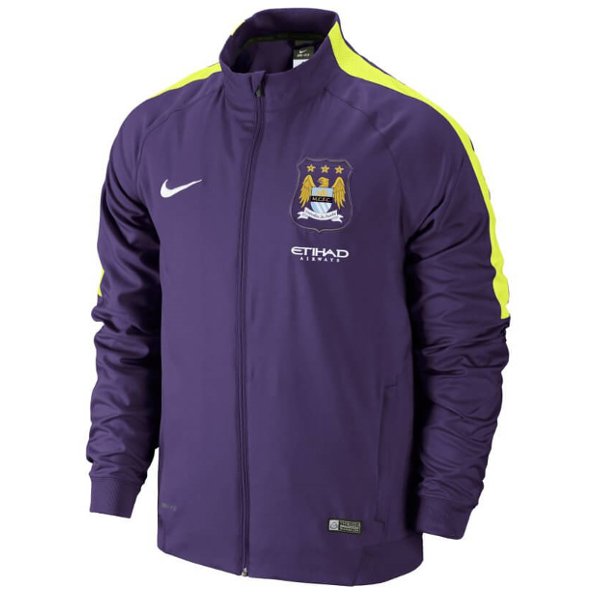 マンチェスターシティ Squad Sideline ジャケット パープル 長袖 NIKE 【他商品同梱OK・送料無料商品】 完売モデル