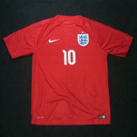 イングランド代表　14 アウェイ　半袖　ルーニー10/オフィシャルマーキングユニフォーム　NIKE　FIFAワールドカップ2014 【他商品同梱OK・送料無料商品】|欧州各国代表|完売モデル（次回入荷