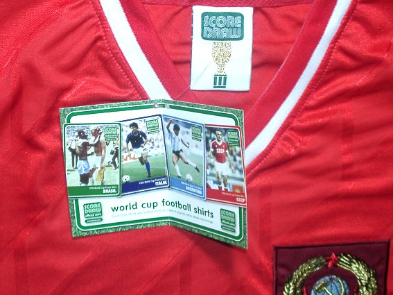 ソビエト連邦代表 1986 ホーム 半袖 ユニフォーム 復刻モデル/1986