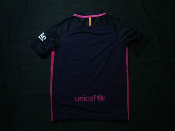 バルセロナ 16 アウェイ 半袖 ジュニアユニフォーム NIKE 2016