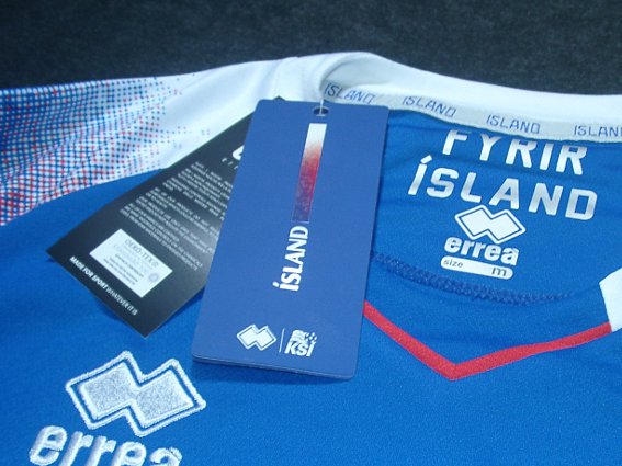 アイスランド代表 18 ホーム 半袖 ユニフォーム errea FIFAワールド