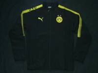 ボルシアドルトムント　Training Leisure ジャケット 751794 02 ブラック　長袖　PUMA 【他商品同梱OK・送料無料商品】|その他オフィシャルプロダクト|完売モデル（次回入荷未