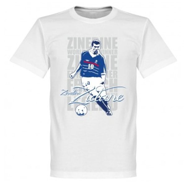 新品・タグ付き❗ フランス代表 ZIDANE 選手モデルのシャツ フランス代表 ジダン レジェンドTシャツ 半袖 RE-TAKE | アパレル類は2