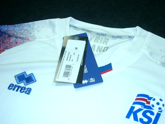 アイスランド代表 18 アウェイ 半袖 ユニフォーム errea FIFAワールド