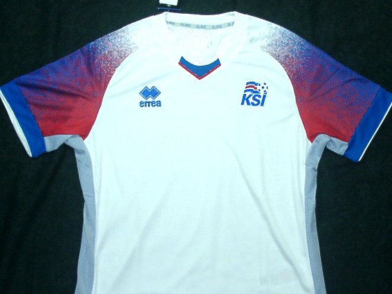 アイスランド代表 18 アウェイ 半袖 ユニフォーム errea FIFAワールド