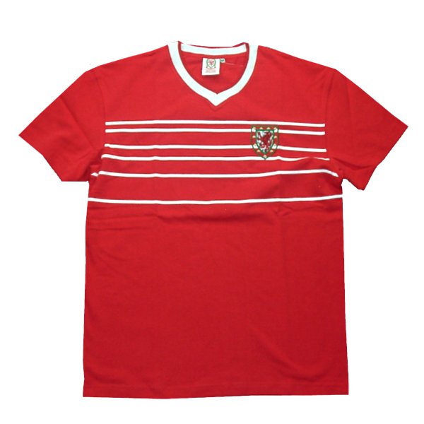 ウェールズ代表 1984 ホーム 半袖 ユニフォーム 復刻モデル/イアン