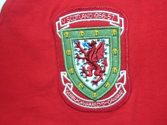 ウェールズ代表 1958 ホーム 半袖 ユニフォーム 復刻モデル/ジョン