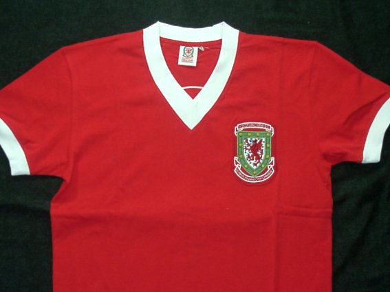 ウェールズ代表 1958 ホーム 半袖 ユニフォーム 復刻モデル/ジョン