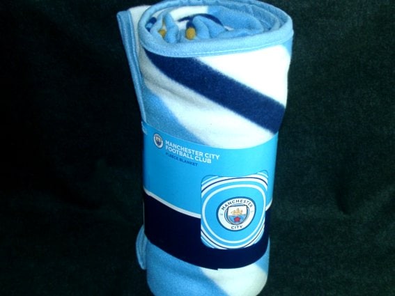 マンチェスターシティ チームオフィシャル Pulse フリースブランケット