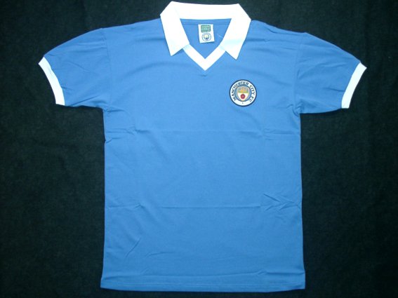 マンチェスターシティ 1978 ホーム 半袖 ユニフォーム 復刻モデル