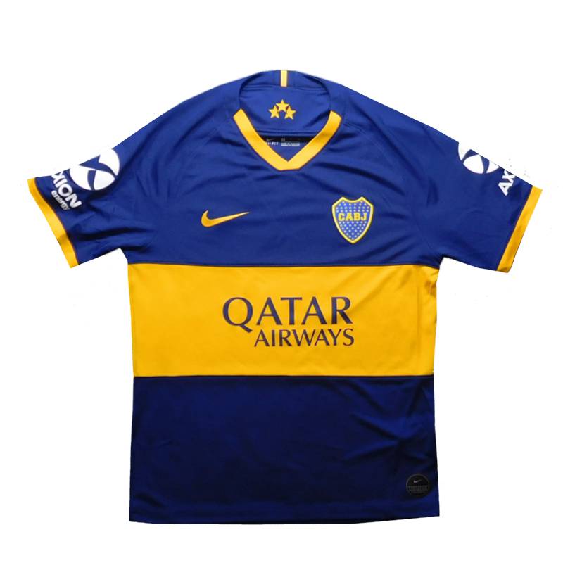 CABJボカジュニアーズ ナイキ サッカーユニフォーム M BBVAスポンサー ボカジュニアーズ 19 ホーム 半袖 ユニフォーム NIKE 2019