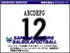 ＜業者製＞アスレティックビルバオ2011-2012ホームタイプシート|アスレティックビルバオ用|リーガエスパニョーラのマーキング（チーム名は50音順）
