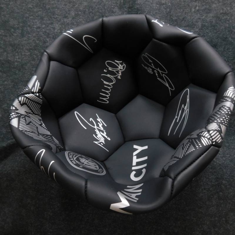 新品未使用 ヴェルサーチェ VANITY柄 versace サッカーボール 手縫 トッテナム チームオフィシャル SS06468 Signature サッカー