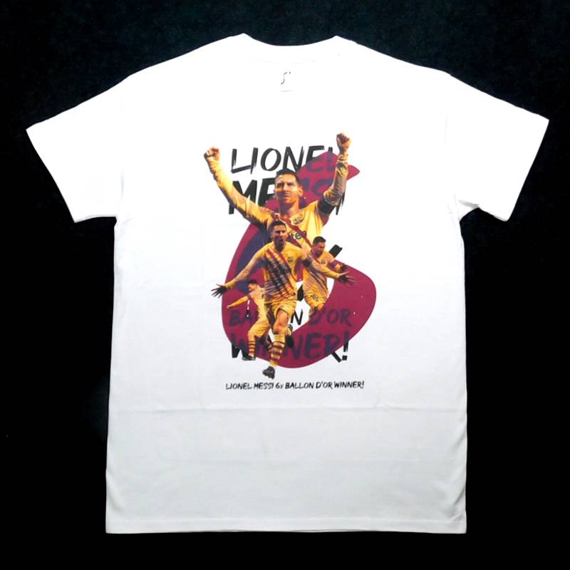 バルセロナ メッシ 2019バロンドール Tシャツ 半袖 RE-TAKE