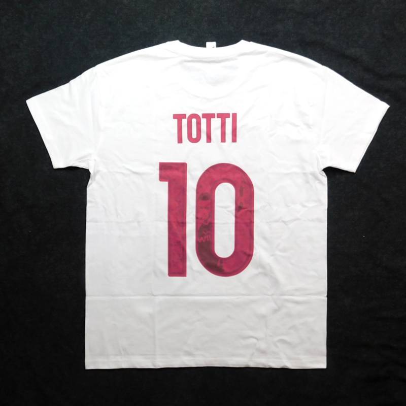 m*i様 ASローマ トッティ 10 サッカーシャツ トッティ#10】ASローマ ユニフォーム 08/09 長袖 サイズXL