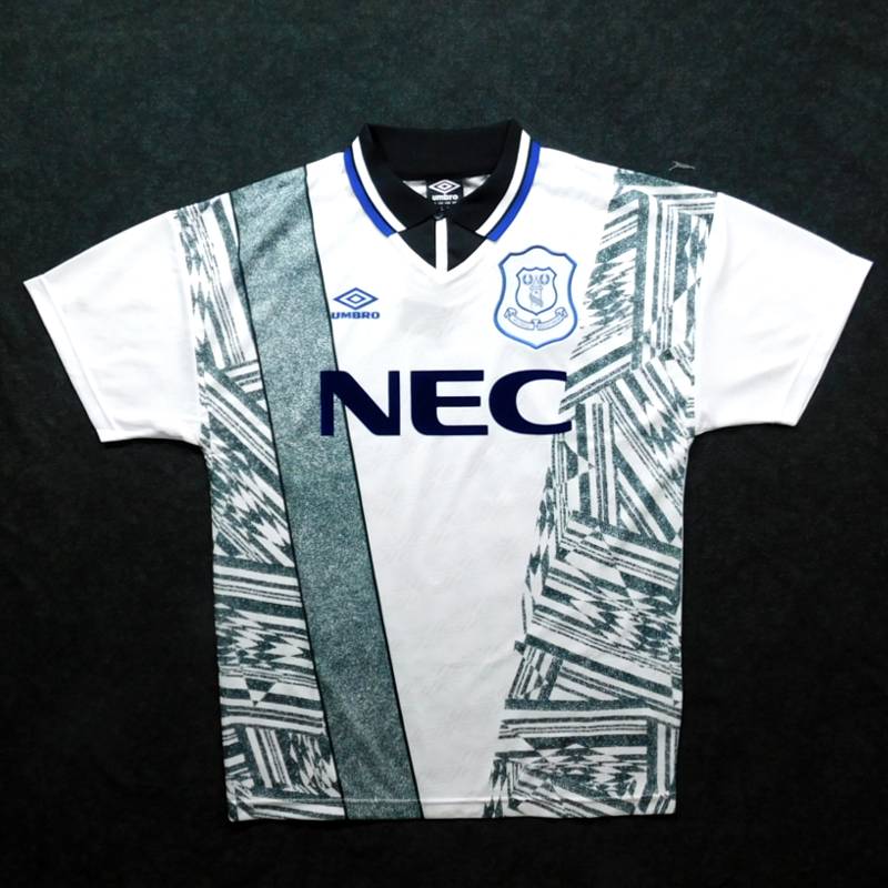 美品 UMBROエバートンFC 96/97 アウェイユニフォーム 青タグ 美品 UMBROエバートンFC 96/97 アウェイユニフォーム 青タグ 美
