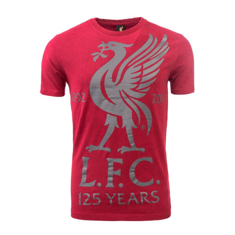 リバプール チームオフィシャル A8637 125周年Liverbird Tシャツ