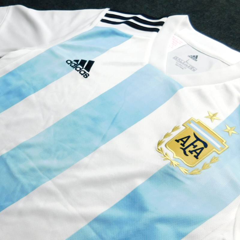 アルゼンチン代表 18 ホーム 半袖 ジュニアユニフォーム ADIDAS FIFA