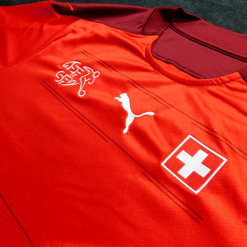 スイス代表 20 ホーム 半袖 ユニフォーム PUMA ユーロ2020（2021