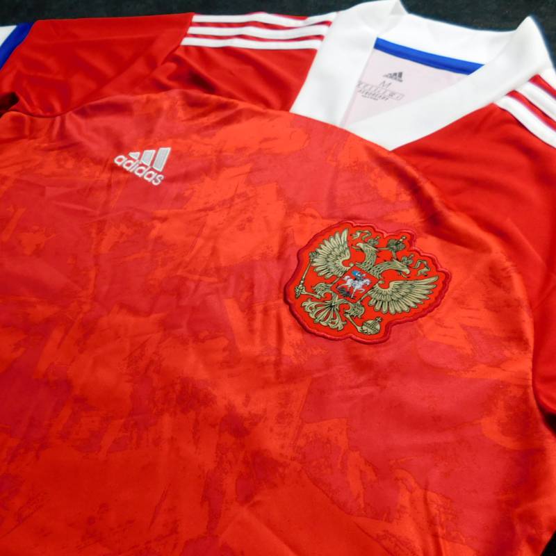 adidas - ロシア代表のレプリカコレクション 2009シーズンモデルホーム用ユニフォーム半袖 adidas - ロシア代表のレプリカコレクション 2009シーズンモデル