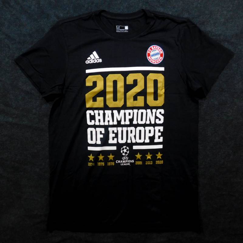 バイエルン チームオフィシャル H59092 2020CL優勝 Tシャツ 半袖