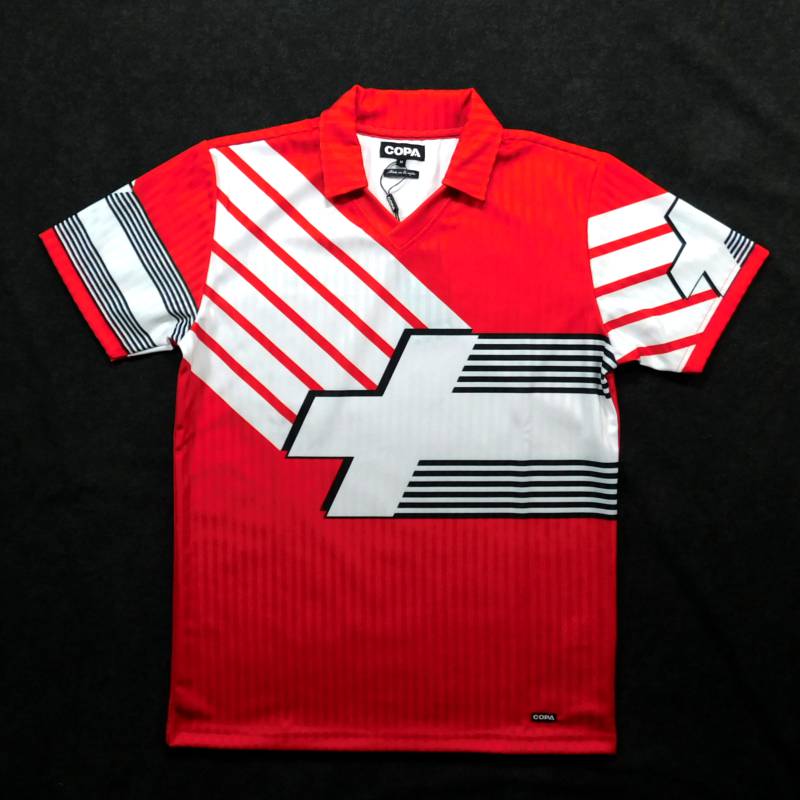 スイス代表 1990-1992 ホーム 半袖 ユニフォーム COPA #228 復刻モデル