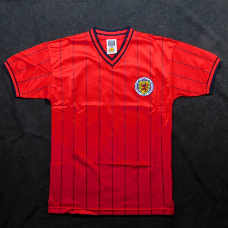 スコットランド代表 1982 アウェイ 半袖 ユニフォーム 復刻モデル