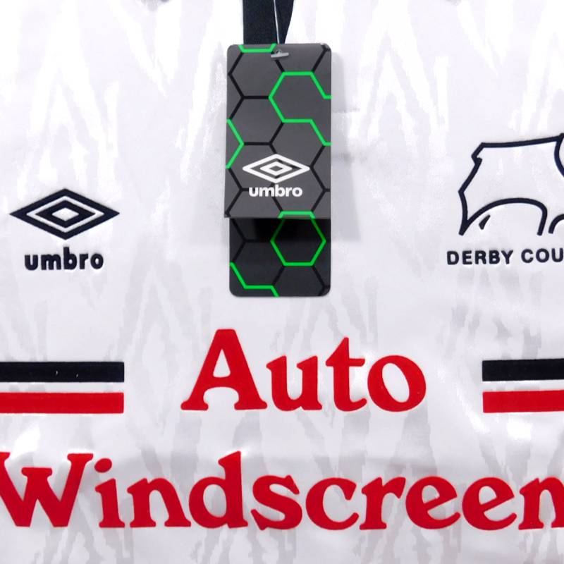 ★90s★ ダービー・カウンティ 1993-95 ホーム ユニフォーム ダービーカウンティ 1992 ホーム 半袖 ユニフォーム UMBRO