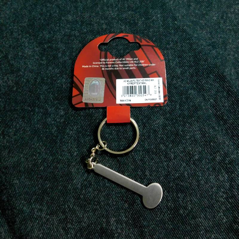 ACミラン チームオフィシャル KYREPTEXTAML Textキーリング | グッズ類