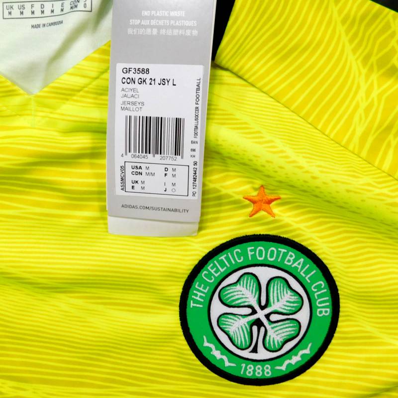 セルティック 21 ホーム・GK 長袖 ユニフォーム ADIDAS 2021シーズン