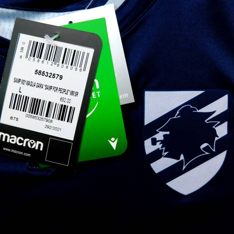 サンプドリア 21 4th 半袖 ユニフォーム MACRON 2021シーズン