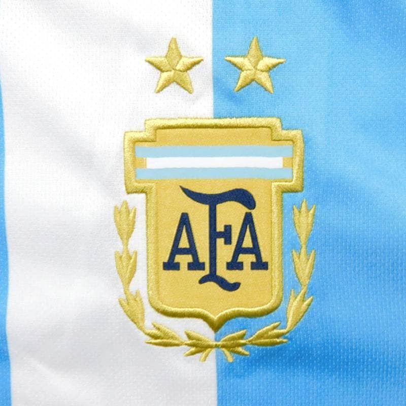 98 アルゼンチン代表 ホーム 半袖 ユニフォーム　ワールドカップ刺繍入り　新品 98 アルゼンチン代表 ホーム 半袖 ユニフォーム ワールドカップ