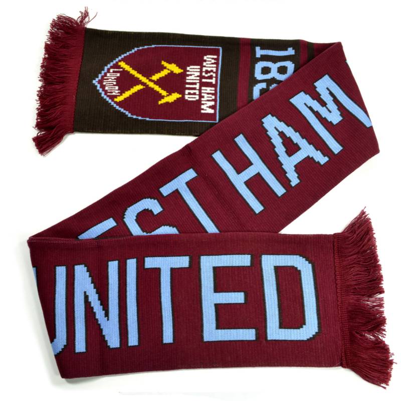 ウェストハム マフラー West Ham United 田中シェン着用 サッカー