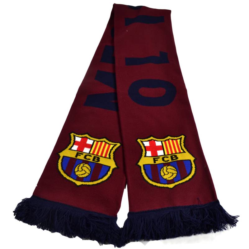 バルセロナ チームオフィシャル Messi 10 スカーフ 【他商品同梱OK