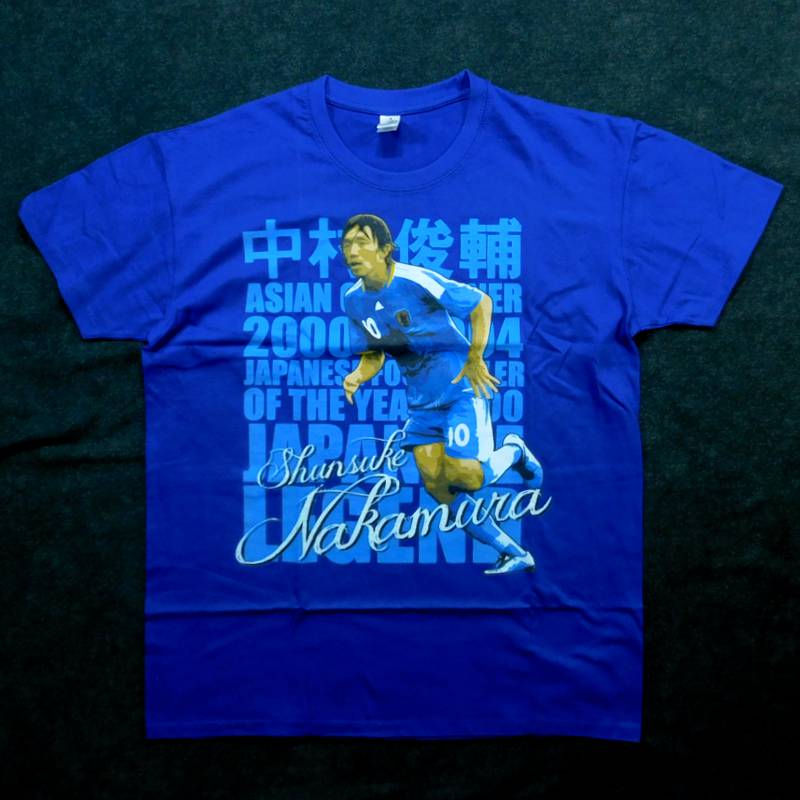日本代表 中村 俊輔 レジェンドTシャツ 半袖 RE-TAKE | アパレル