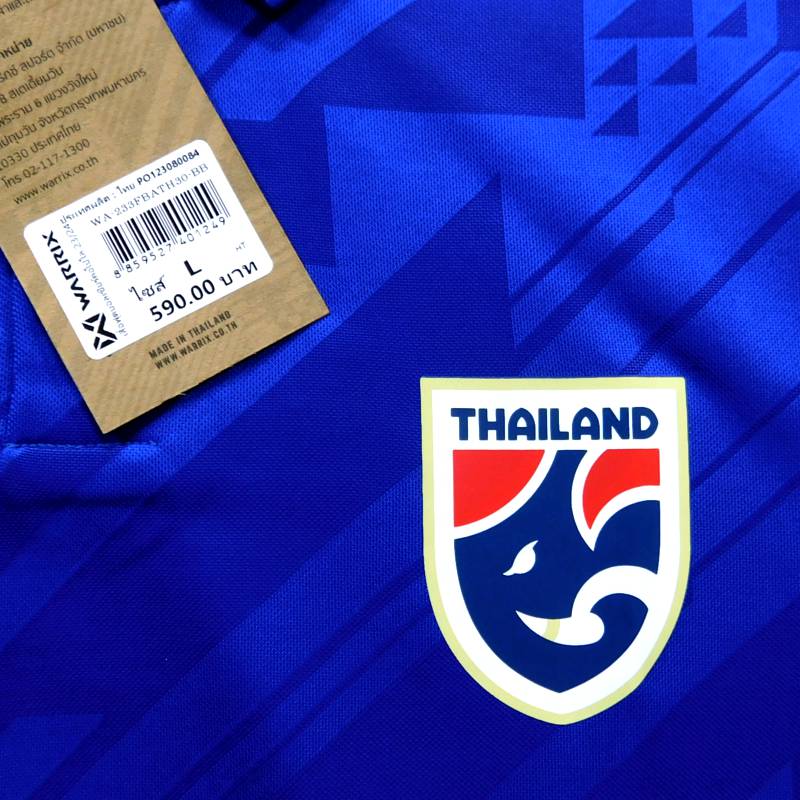 タイ代表 23 ホーム 半袖 サポーターユニフォーム WARRIX/Cheer Polo