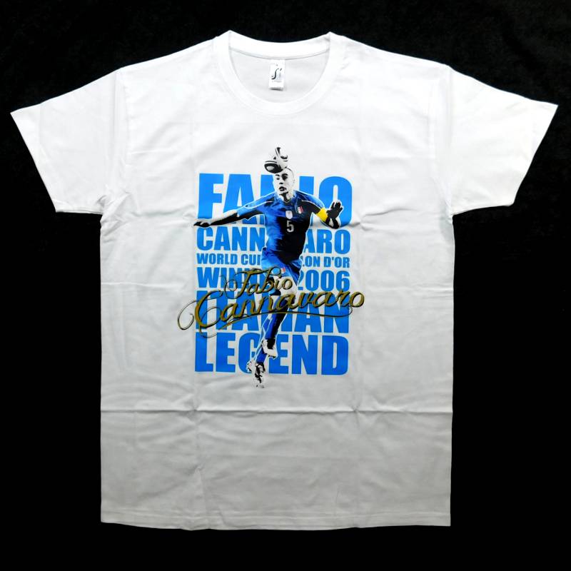 イタリア代表 カンナバーロ レジェンドTシャツ 半袖 RE-TAKE